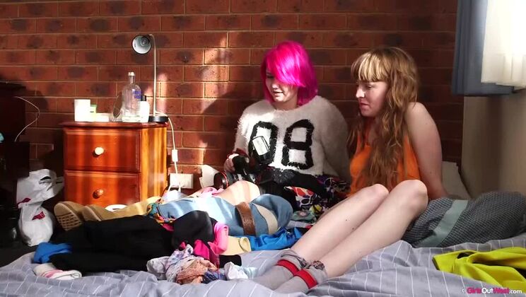 [GirlsOutWest] - Redhead Pia & Brunette Noelle - Piss, Sweat, and Tears