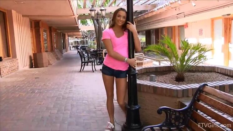 [FTVGirls] - Mary's Beautiful Body: Nude Gymnastics in Public - Mary