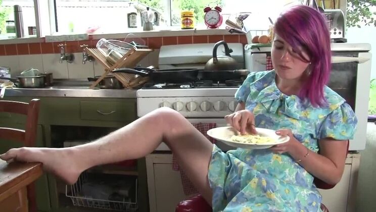 [GirlsOutWest] - Lilith's Kitchen of Sin: Hairy Solo Fun