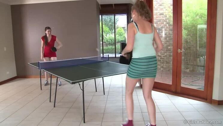 Nichole and Taliah Go Head to Head in Table Tennis Part 1