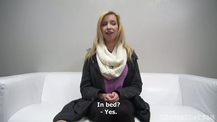 Marie: A Blonde Czech Casting Star