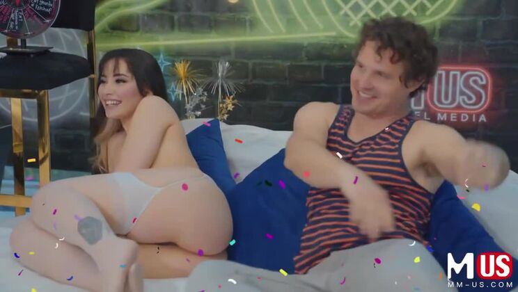 [ModelMediaUS] - Brunette Ebony Babe's Stockings Sex Scene Will Make You Cum