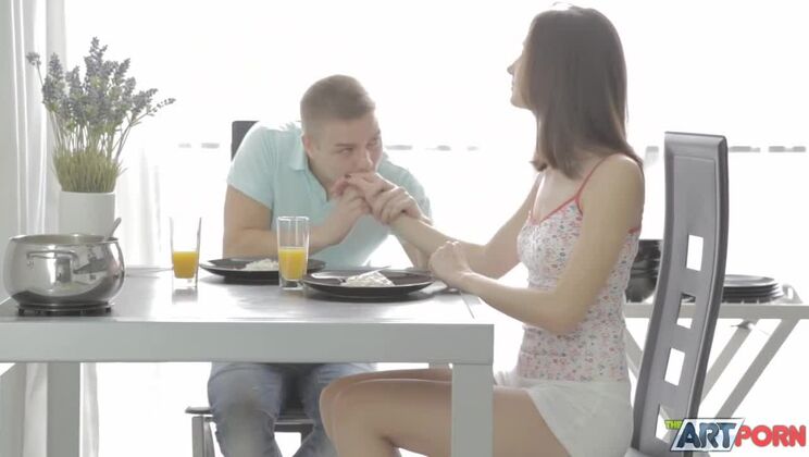 [TheArtPorn] - Breakfast Time With Nikolas And Aruna Aghora Anal - Nikolas - Aruna Aghora