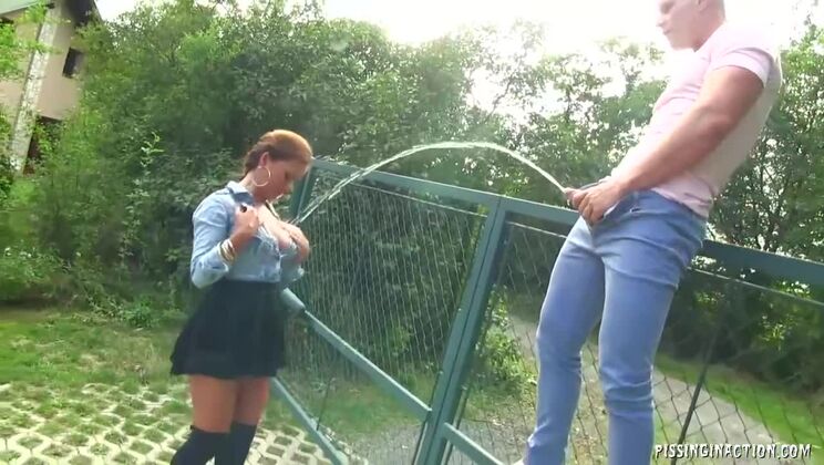 [Tainster] - Cum on Bella's Face and a Side of Piss - Bella Anne