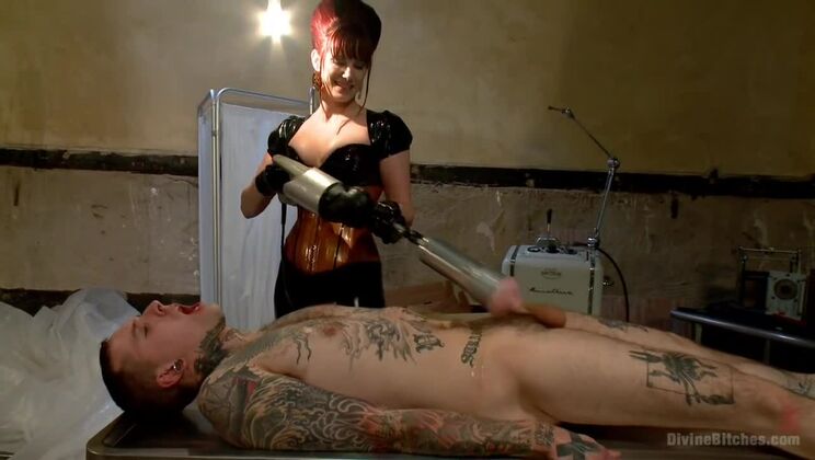 [DivineBitches] -  Hardcore BDSM with Madeline Marlowe and Strap-on Fun 