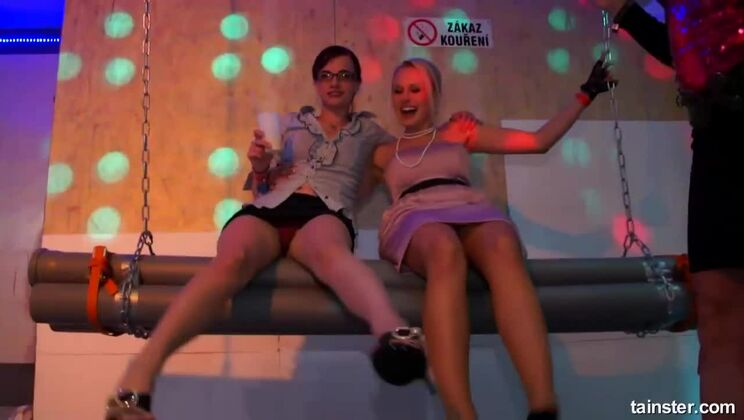 [Tainster] - Vivien1 and Friends - Lingerie Party with Lesbian Action - Lucy Bell - Kitty Jane - Mischelle - Leony aprill - Welli - Vivien1