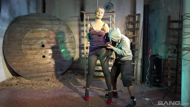 Nikky Dream Spanked And Tied Up For Vibrator Fun