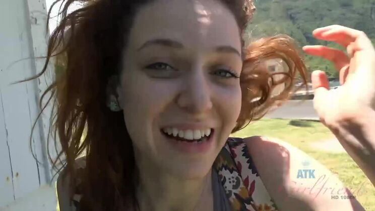 [ATKGirlfriends] - Emma Evins Outdoor Handjob Fun