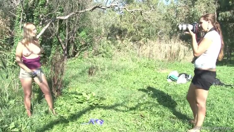 [GirlsOutWest] - Unleashing Arabella in Nature: BTS - Sky Pierce