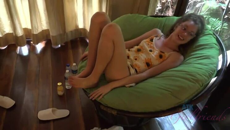 [ATKGirlfriends] - Outdoor Creampie with My Brunette Girlfriend Elena - Elena Koshka