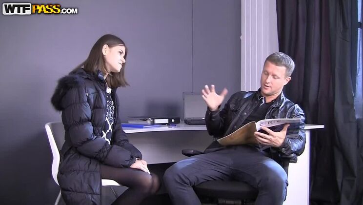 Anna Taylor's Tattooed Stockings Seduction