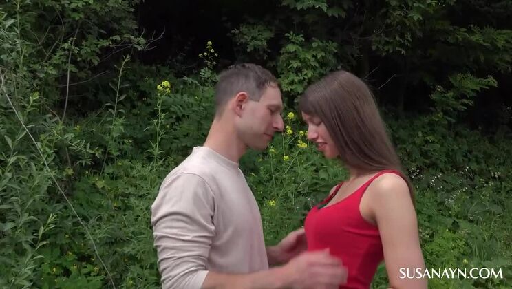 [SusanAyn] - Susan Ayn and Michal D's Outdoor Facial Cumshot