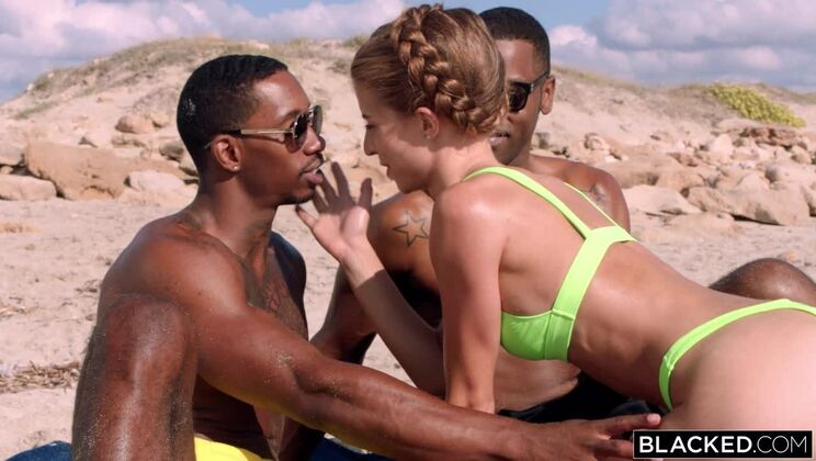 [BLACKED] - Outdoor Interracial Escapades - Jesus Reyes - Darrell Deeps - Emelie Crystal