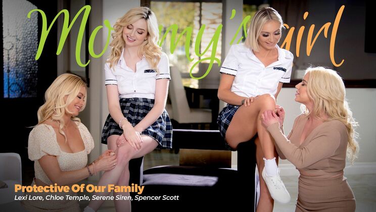 [Mommy'sGirl] - Protecting Our MILF Goddesses - Lexi Lore - Chloe Temple - Serene Siren - Spencer Scott