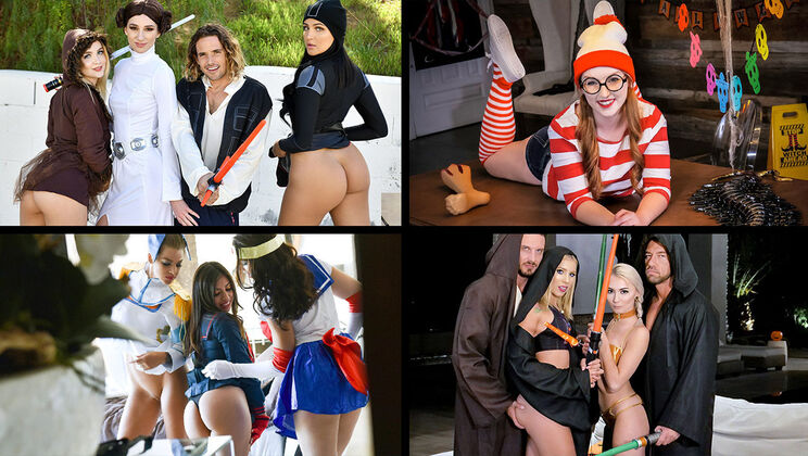Cosplay Temptations Featuring Daisy and Friends