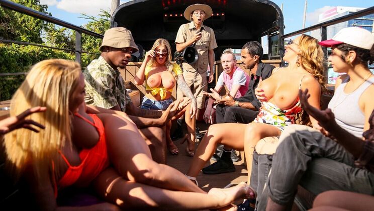 [Brazzers] - Group Sex with Horny Latina Whores