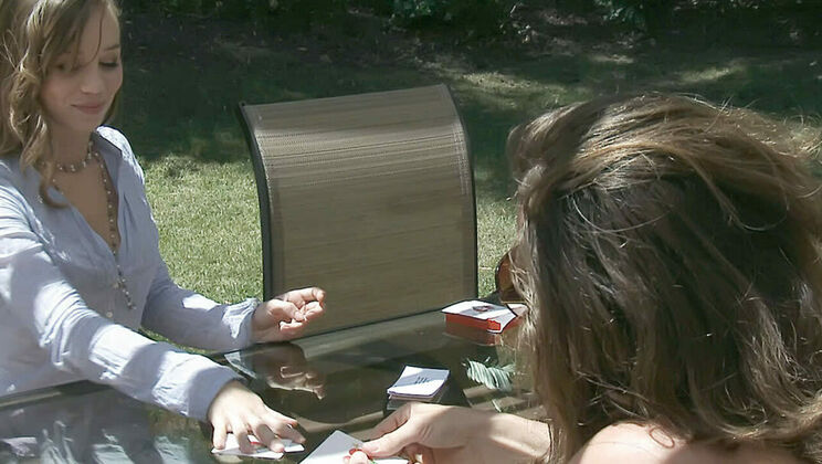 [GroupSexGames] - Brunette Gangbang in the Open - Capri Anderson