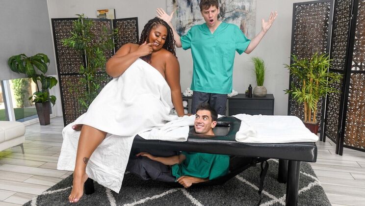 [Brazzers] - Sneaky Massage Therapist Likes Big Breasts