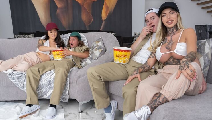 [Brazzers] - Twinz Take The Win