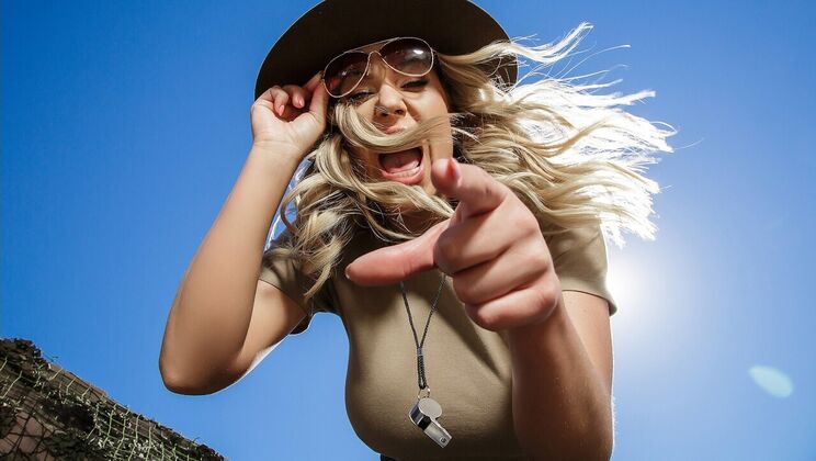 Uniformed Blonde Milf