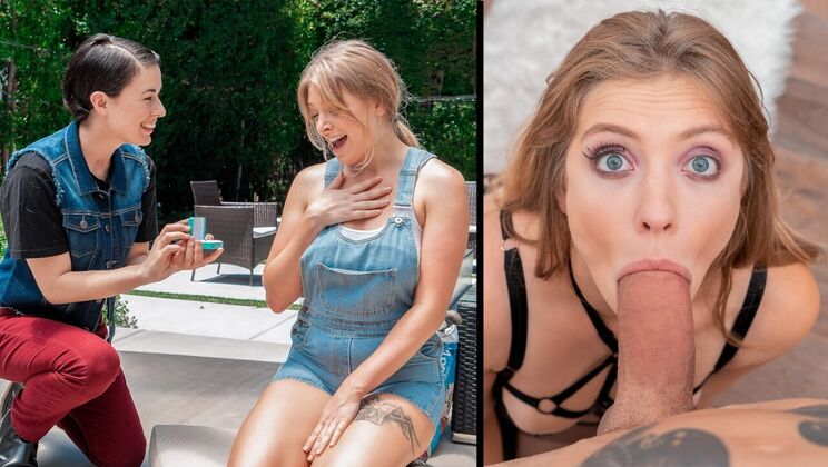 [LookAtHerNow] - Lesbo Delights with Big Tits and Hairy Pussy - Alex Legend - Giselle Palmer
