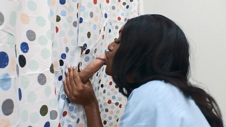 [RKPrime] -  Bathroom Blowjob Glory Hole - Seth Gamble - Ashley Aleigh