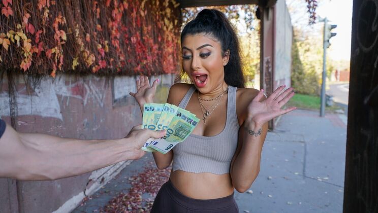 Interracial Basement Blowjob Scene