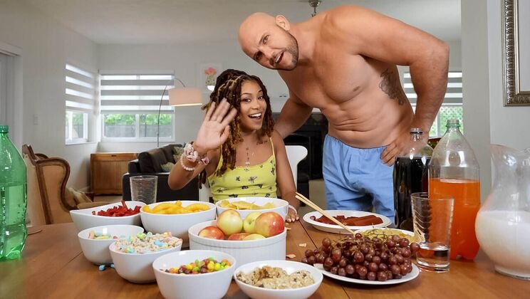 Jeni Takes Big Black Cock