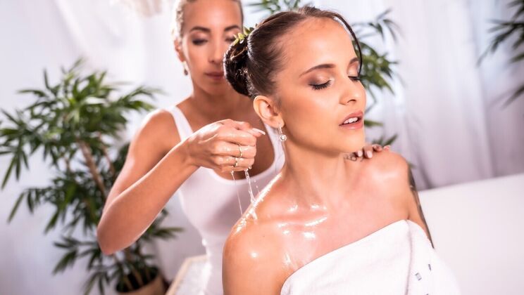 Kissing Czech Girls with Big Tits and Tattoos