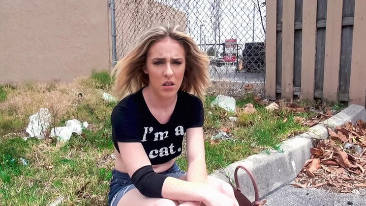 [StreetBlowJobs] - Blonde Babe Gets Ahead