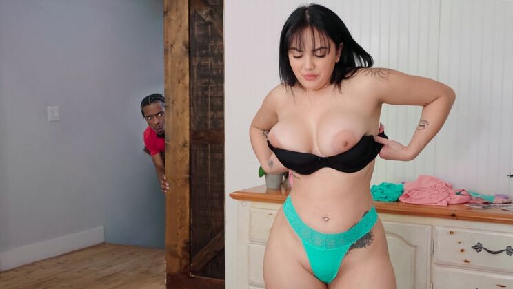 [BigNaturals] - Brunette Bombshell's Massive Tits - Damion Dayski - Nika Venom