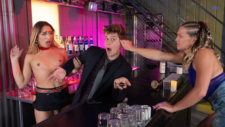 [TransAngels] - Barroom Sins with a Latina Babe - Michael DelRay - Paradise