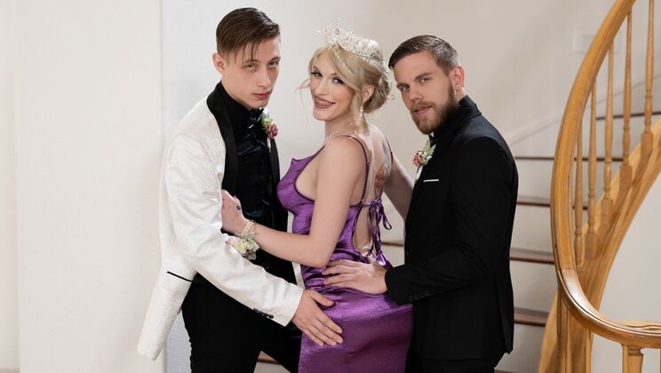[TransAngels] - Cumshot Prom Night Party - Steve Rickz - Cole Church - Izzy Wilde