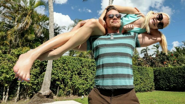 [Don'tBreakMe] - Small Tits Blonde Takes It Hard In Cowgirl - Anastasia Knight - Kyle Mason