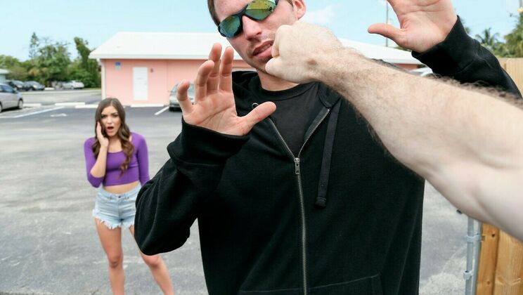 [StrandedTeens] - Handjob Heist outdoor - Brick Danger - Jessa Blue