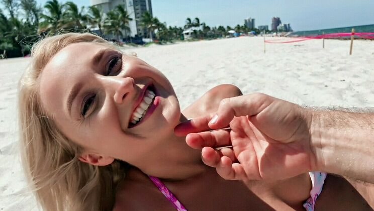 [MOFOSB-Sides] - Beach Masturbation with Wife - Peter Green - Misha Mynx