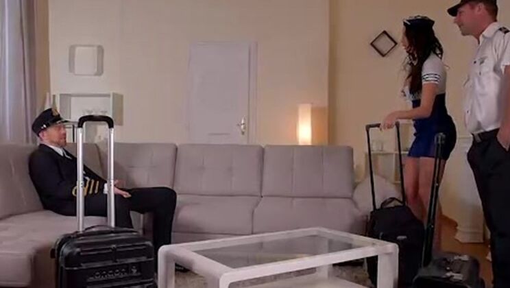 High Heels and Big Areolas in a Sexy Hotel Romp