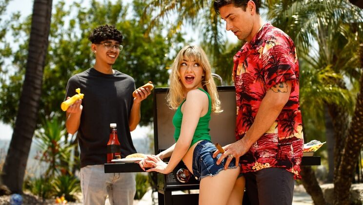 [Dilfed] - BBQ Cheating with Big Cocks - Ryan Driller - Diego Perez - Demi Hawks