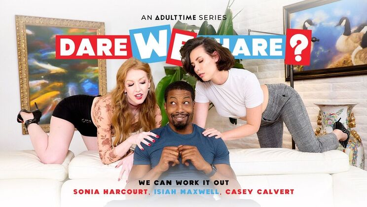 [RedHeadCollection] - Cum Swapping Lesbian Kissing - Casey Calvert - Isiah Maxwell - Sonia Harcourt