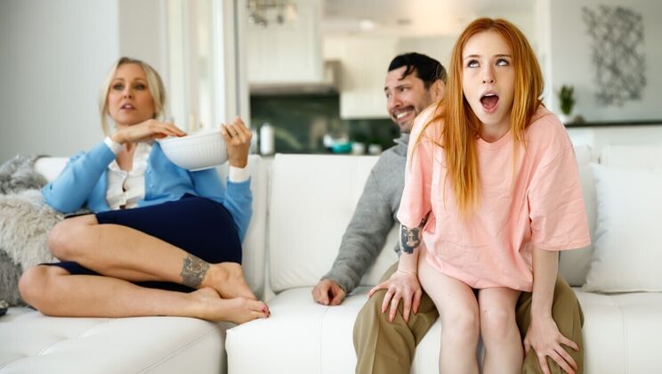 [Dilfed] - Small Tits College Girl Facial - Tommy Pistol - Madi Collins