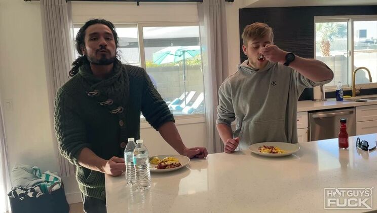 [HotGuysFuck] - Long Hair, Don't Care: Pre Gaming Antics with Brock and Leo!