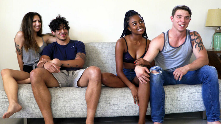 [HotGuysFuck] - Veronica Mendoza & TJ Chandler's Naughty Interview: Orgy Surprises - TJ Chandler - Veronica Mendoza