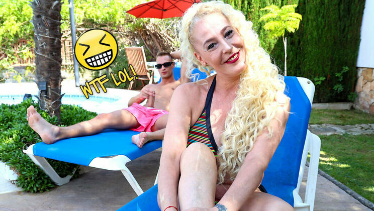 [Grandmams] - Hardcore Fuck with Big Tits Blonde - Nico Vegas - Yelana Vara