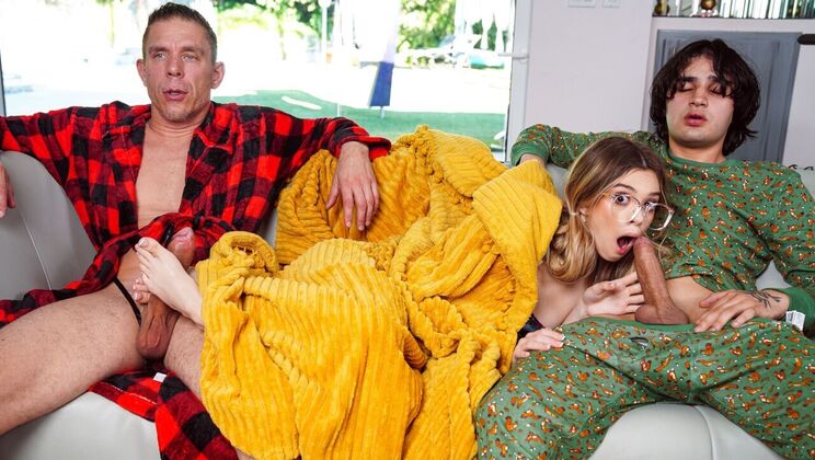 [Brazzers] - Ballerina Babe Rides Stepdad - Mick Blue - Molly Little - Elias Cash