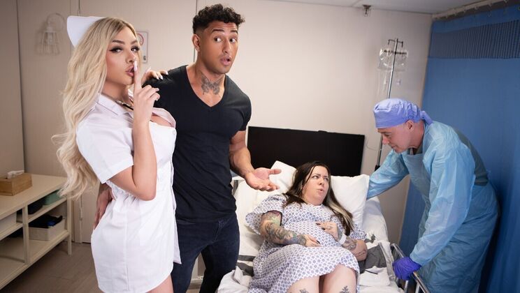 [TransAngels] - DILF Fucks Horny Nurse in Uniform