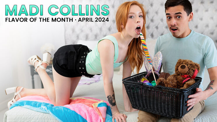 Shaved Petite Madi Collins Gets Creampie