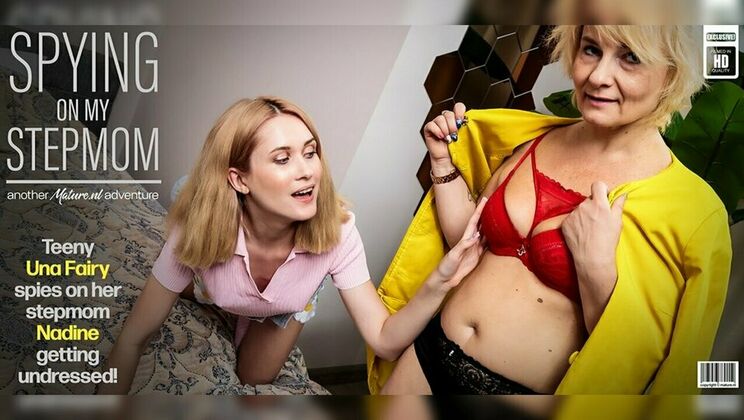 [Mature.nl] - Stepmom Nadine and Una Fairy in Lesbian Action