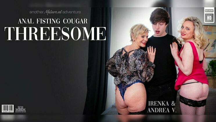 [Mature.nl] - Cougars Irenka and Andrea Enjoy Anal Play with Young Lenny - Irenka - Andrea V. - Lenny Yankee