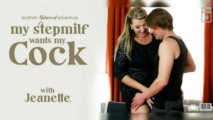 [Mature.nl] - Stepmom Jeanette Gives Her Toyboy a Blowjob and Facial - Jeanette - Rick Palmer