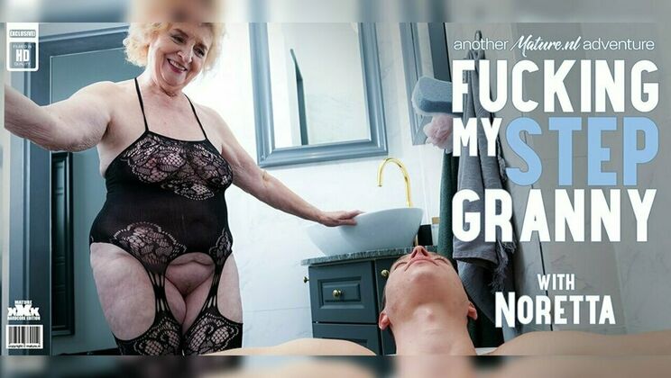 [Mature.nl] - Big Ass Granny Noretta Gets Fucked in Lingerie - Nikki Nuttz - Noretta